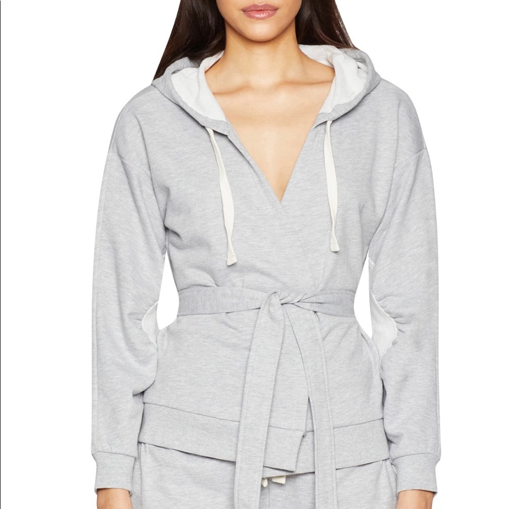 BCBGeneration Hooded Sweatshirt Color Gray Size M NWT (Orig Price $108)